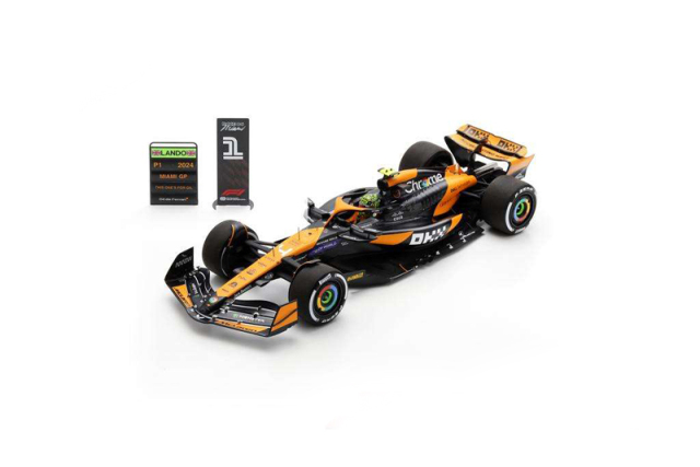 スパーク 1/18 マクラーレン MCL38 L.ノリス 2024年マイアミGP初優勝With Pit Board No.4  