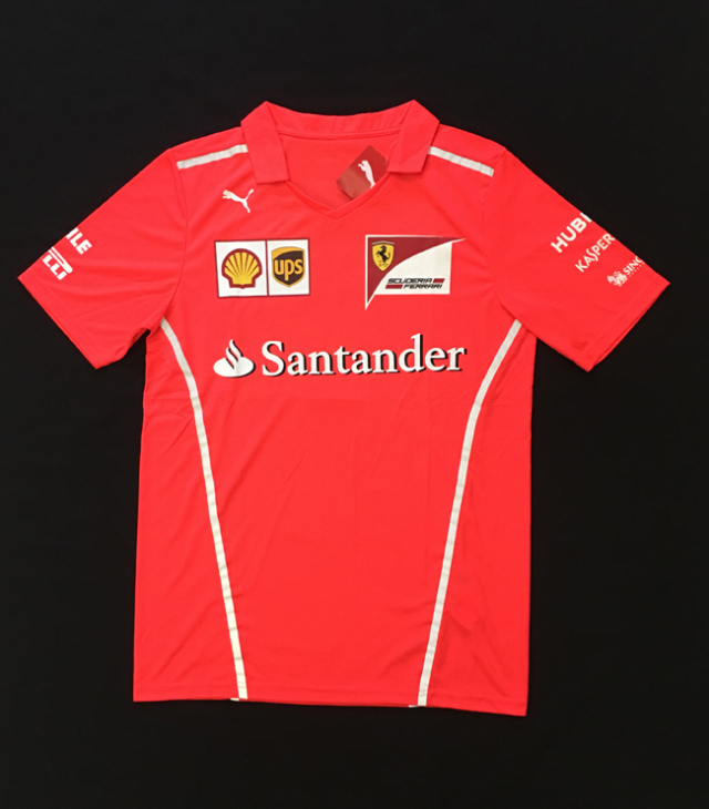2017 フェラーリ(FERRARI F1) チーム支給品 セットアップTシャツ 新品  