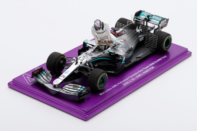 【並行輸入品】【海外別注】スパーク 1/43 メルセデス F1 W11 L.ハミルトン 2020年バルセロナテスト 限定