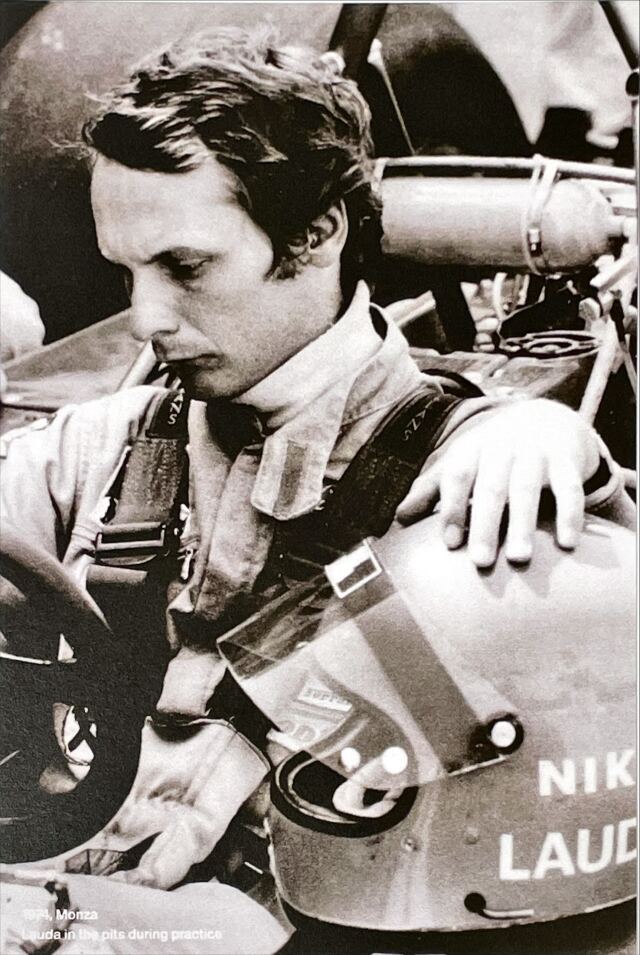 Monza Celebrating 50years of Niki Lauda（ニキ・ラウダ1975年モンツァワールドチャンピン獲得50周年記念カード)フェラーリ公式：TYPEC