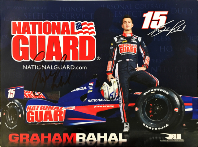 G レイホール 直筆サイン入 14 インディ レイホール レターマン ラニガンレーシング ドライバーズカード F１グッズ ミニカーの専門店 Grandprix