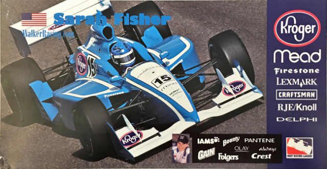 Sale 訳アリ品 カードの角に折れ跡があります 高木虎之介 サラ フィッシャー 01 インディ ウォカーレーシング チームカード F１グッズ ミニカーの専門店 Grandprix