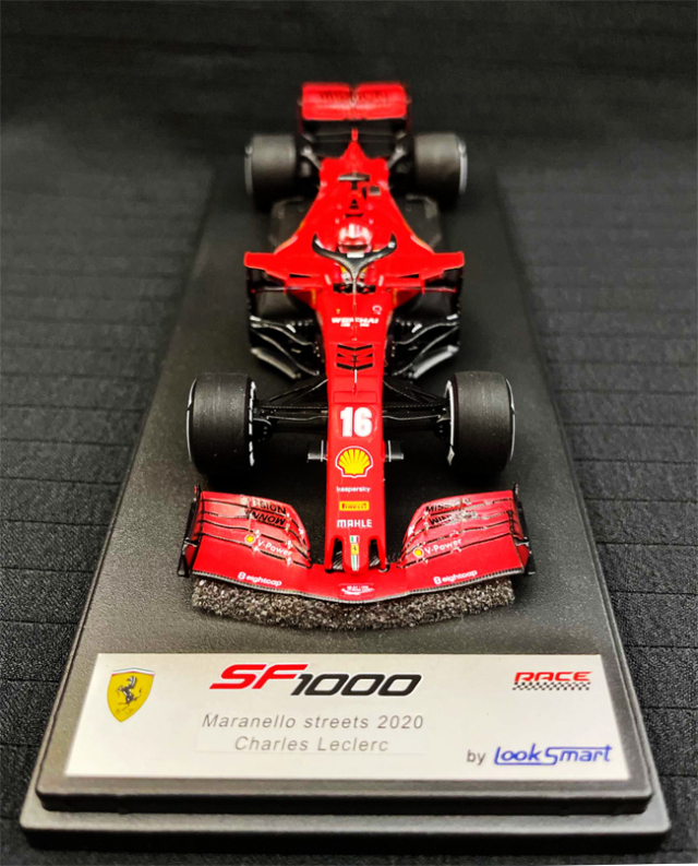 ルックスマート1/43FerrariF1-75 オーストリアGP C.ルクレール ミニカー