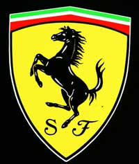 Ferrari(フェラーリ)オフィシャル SFステッカー（M）　