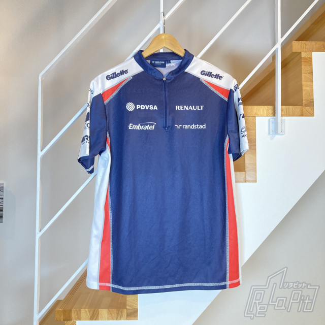 【ReLaPit古着販売】【メール便発送】ウィリアムズ F1チーム支給品 PITＴシャツ　Lサイス