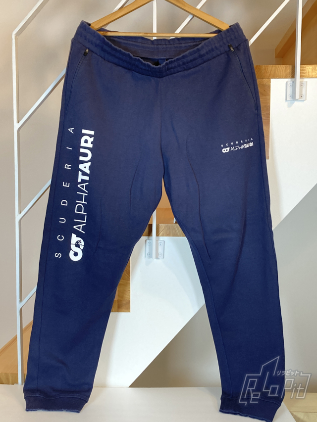 【ReLaPit古着販売】【宅急便発送】アルファタウリ　F1チーム ライフスタイル スウェットパンツ XLサイズ