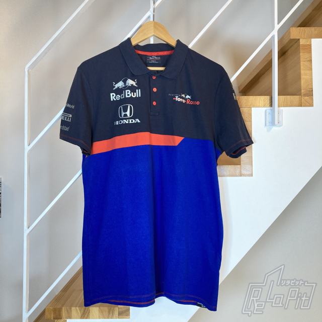 【ReLaPit古着販売】【メール便発送】トロロッソ F1 チームレプリカ ポロシャツ Lサイズ