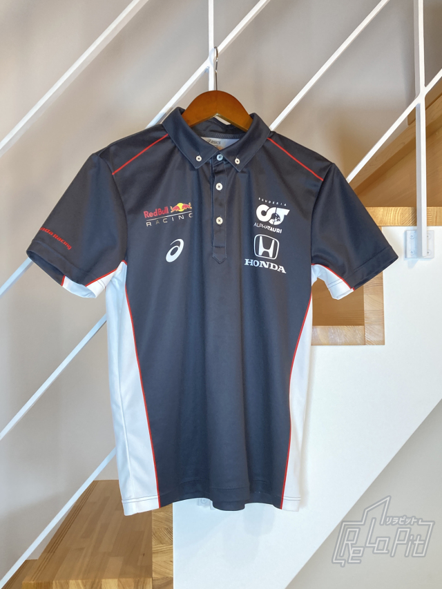 【ReLaPit古着販売】【メール便発送】レッドブル・ホンダ&アルファタウリ・ホンダコラボポロシャツ Sサイズ(アシックス社製)