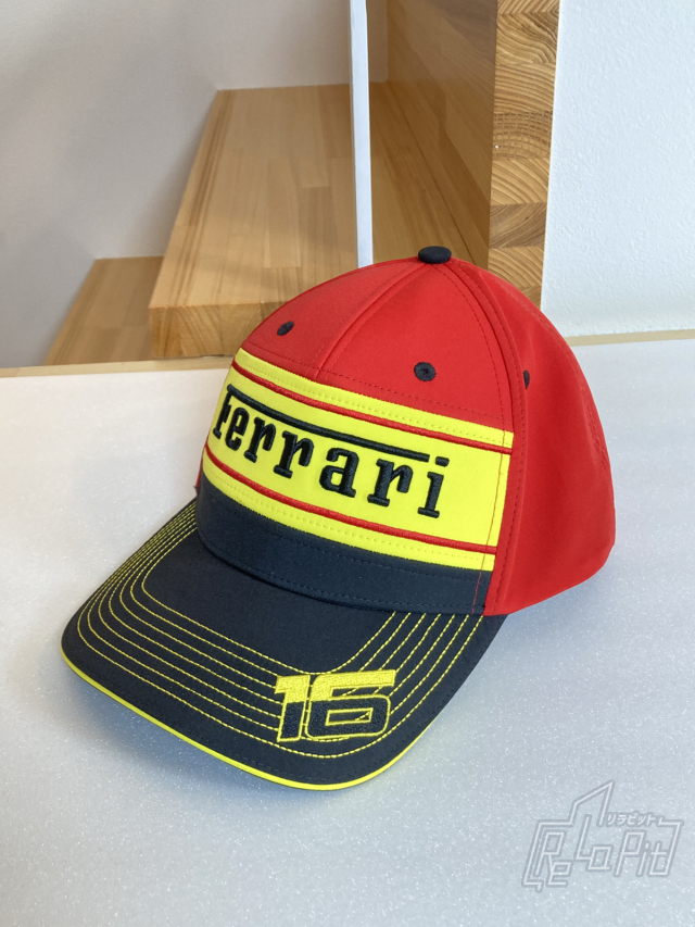 【ReLaPit古着販売】【宅急便発送】フェラーリ F1チームC.ルクレール ドライバーズ 2023イタリアGPMONZA限定 レプリカ CAP フリーサイズ