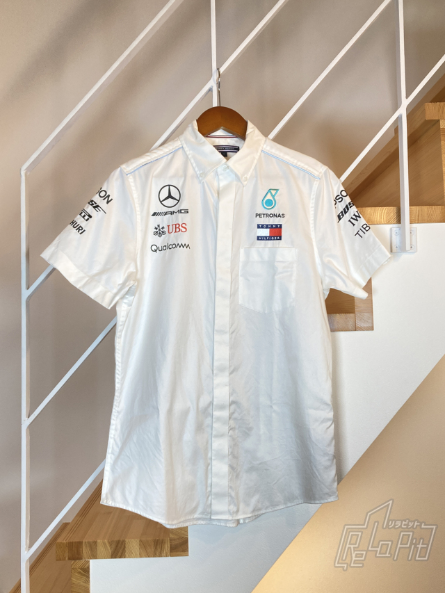 【ReLaPit古着販売】【メール便発送】メルセデス F1 チームレプリカ PITシャツ Sサイズ