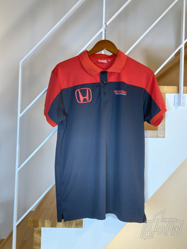 【ReLaPit古着販売】【メール便発送】HONDA RACING ポロシャツ XLサイズ