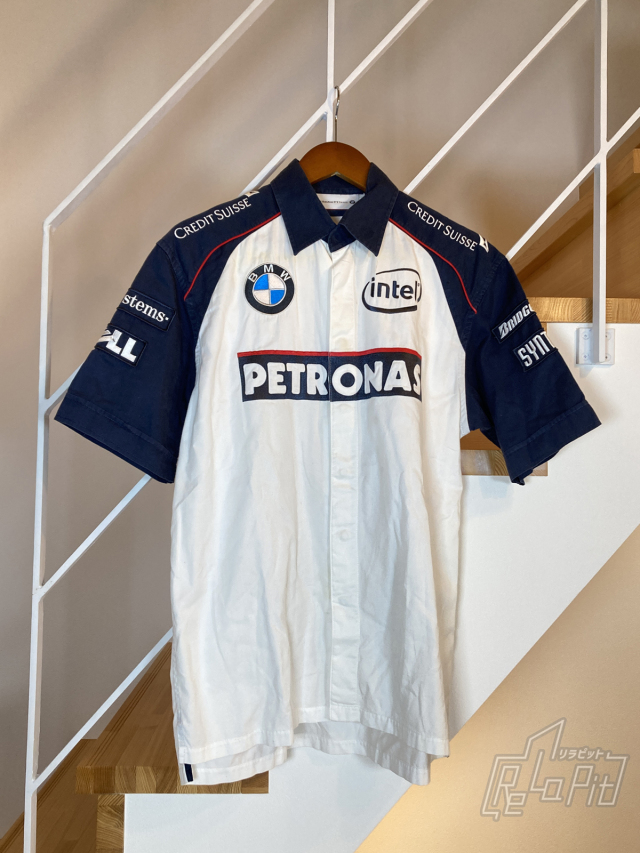 【ReLaPit古着販売】【メール便発送】BMWザウバー F1 チームレプリカ PITシャツ Lサイズ