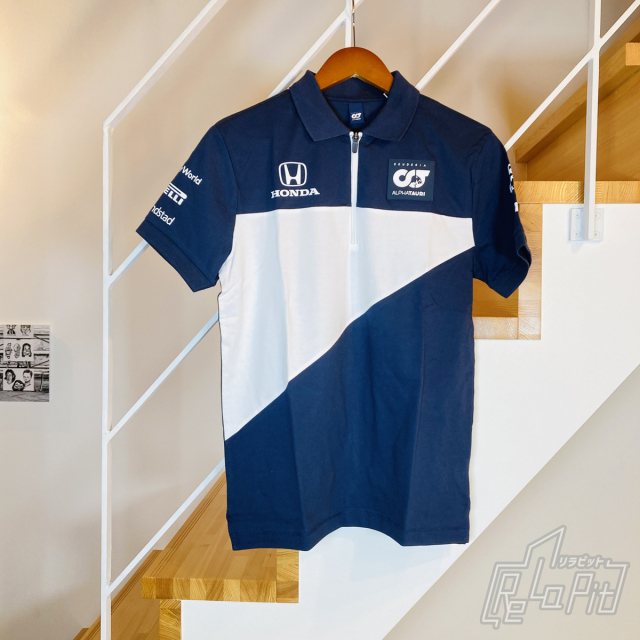 【ReLaPit古着販売】【メール便発送】アルファタウリ・ホンダ F1 チーム2021年 チームレプリカ ポロシャツ タグ・袋付・新古品  サイズS