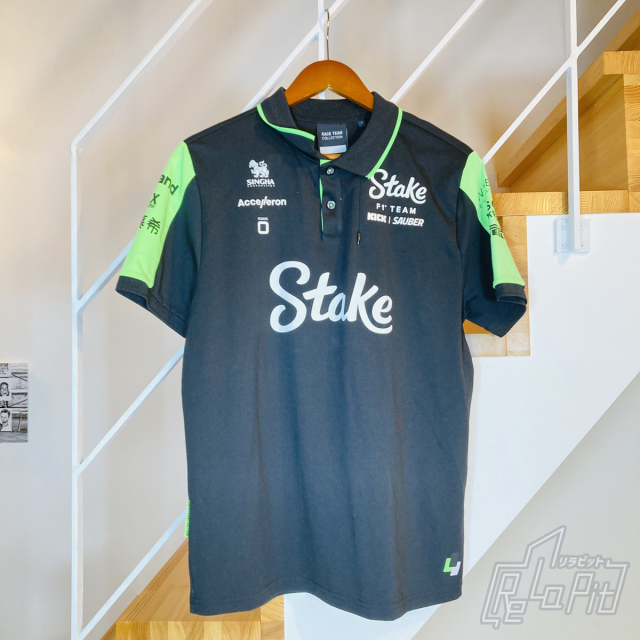 【ReLaPit古着販売】【メール便発送】Kick ザウバー  F1 チーム　レプリカ ポロシャツ Lサイズ
