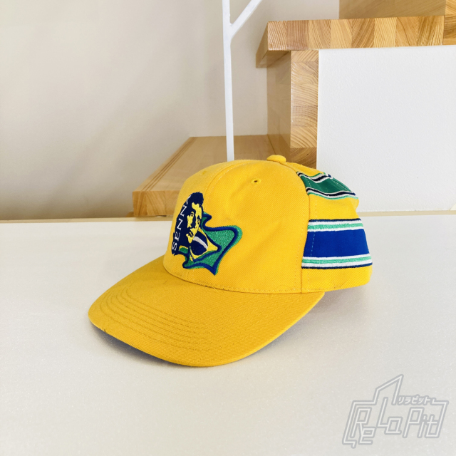 【ReLaPit古着販売】【宅急便発送】アイルトン・セナ キャップ