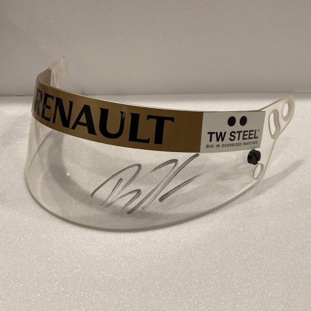 ブルーノ・セナ 直筆サイン入り バイザー ロータス ルノーGP 2011