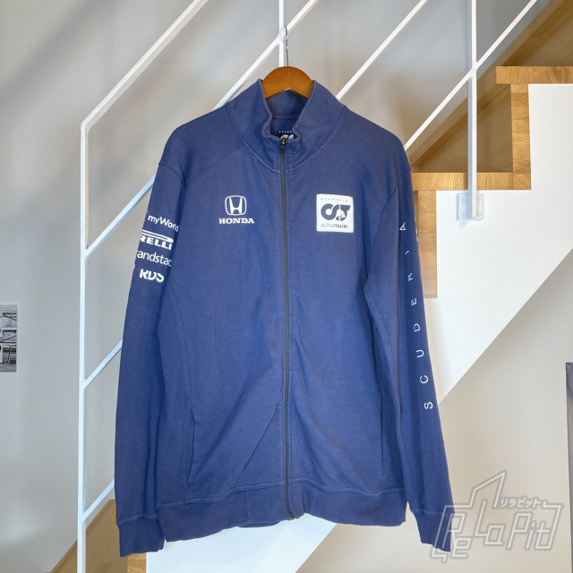 【ReLaPit古着販売】【宅急便発送】2020 アルファタウリ F1チームレプリカ ZIPトレーナー サイズ:XL