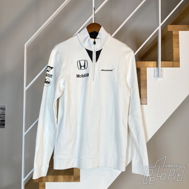 【ReLaPit古着販売】【宅急便発送】マクラーレン・ホンダ F1チーム チームレプリカ ZIPアップスエットサイズ:M