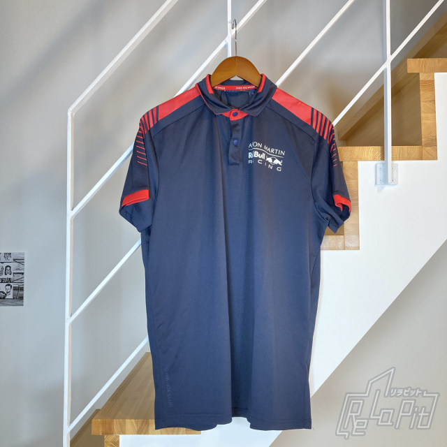 【ReLaPit古着販売】【メール便発送】レッドブルF1 チーム　ライフスタイル ポロシャツ サイズ:L