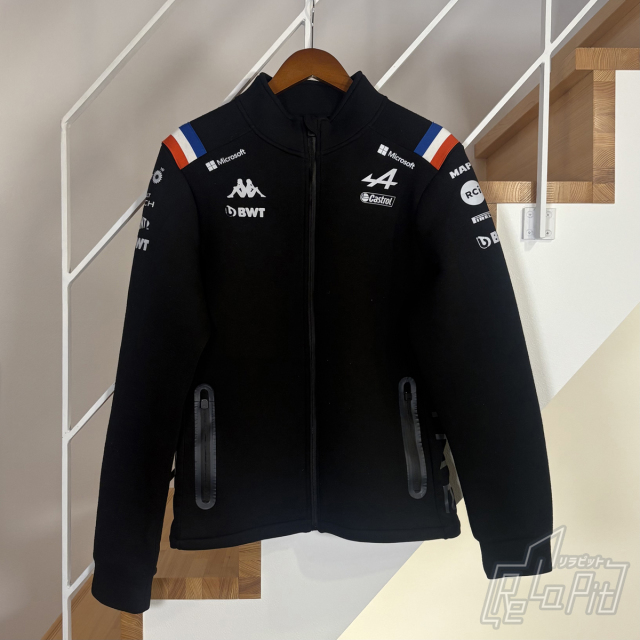 【ReLaPit古着販売】【宅急便発送】アルピーヌ ジップスウェット ブラック サイズM PROクリーニング済