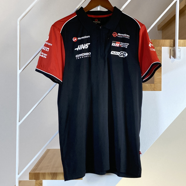 ハース F1 チーム支給品 ポロシャツ 2025  Type B USED サイズL