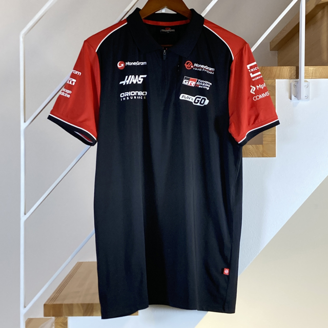 ハース F1 チーム支給品 ポロシャツ 2025  Type C USED サイズL