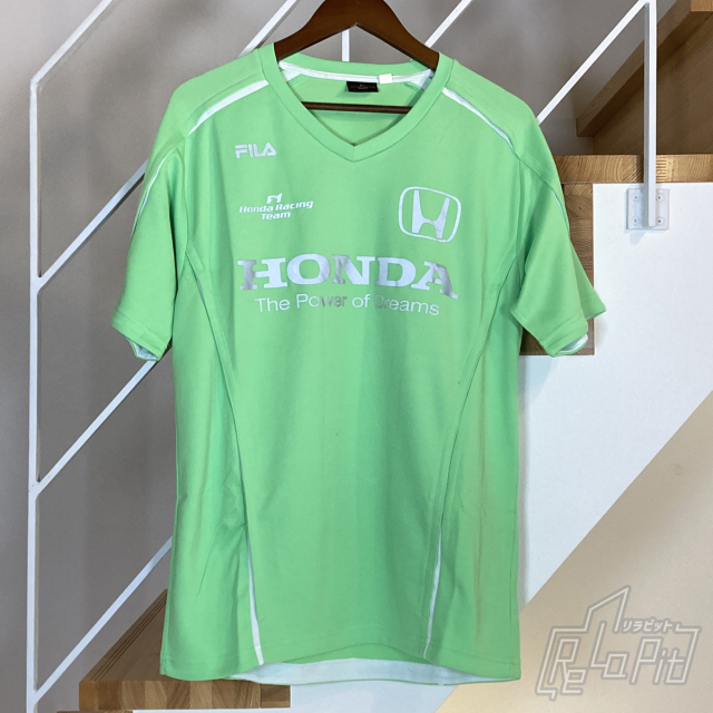 【ReLaPit古着販売】【メール便発送】ホンダF1レーシング 2008年 セットアップTシャツ チーム支給品 USED
