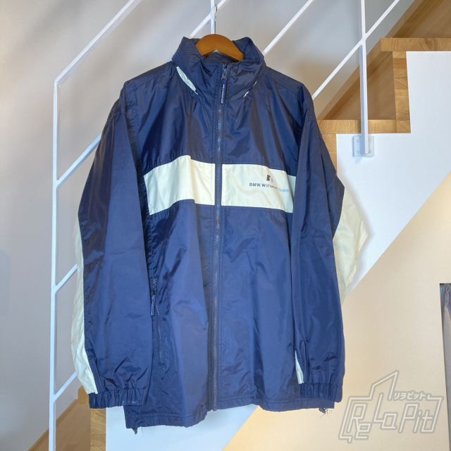 【ReLaPit古着販売】【宅急便発送】BMW ウィリアムズ F1チーム ジャケット ネイビー サイズXXL
