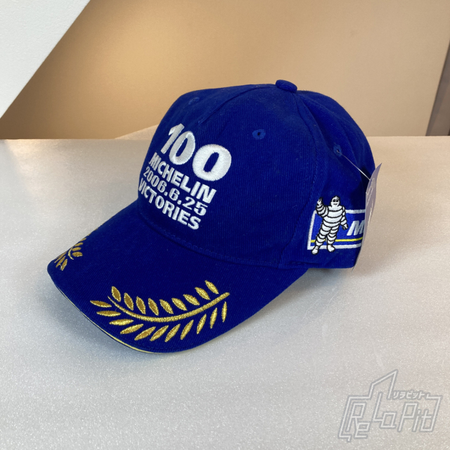 【ReLaPit古着販売】【宅急便発送】ミシュラン100勝記念 キャップ 新品タグ付 ブルー