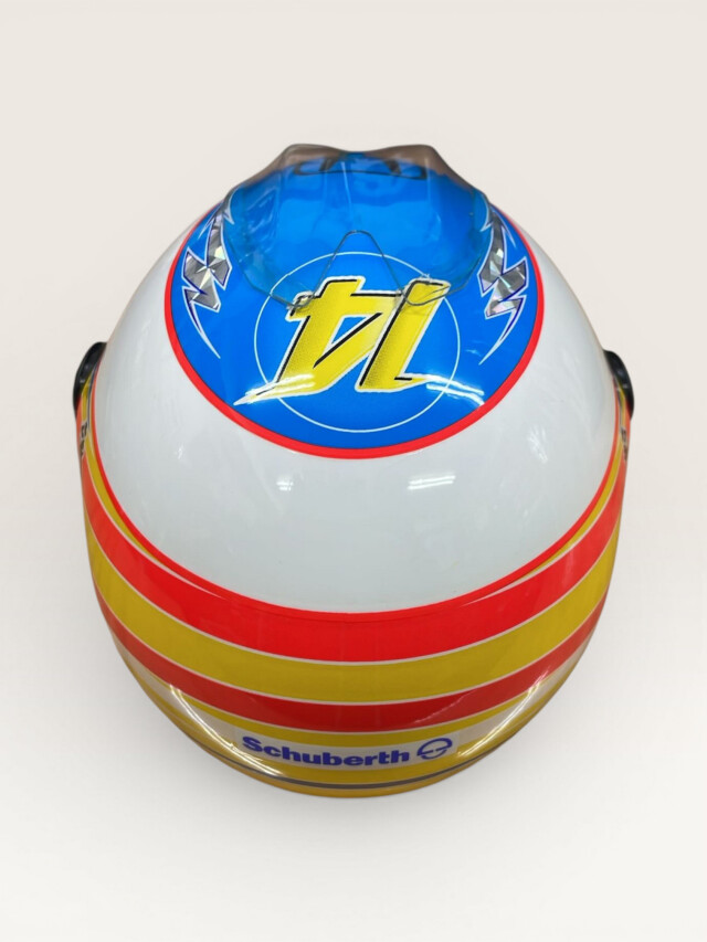 F.アロンソ 直筆サイン入り 1/2 Schuberth マクラーレン ホンダ 2015