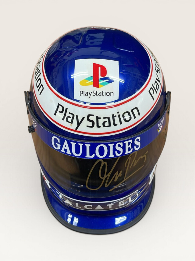 O.パニス 直筆サイン入り BELL プロストGP 1998 1/2 ヘルメット 箱なし