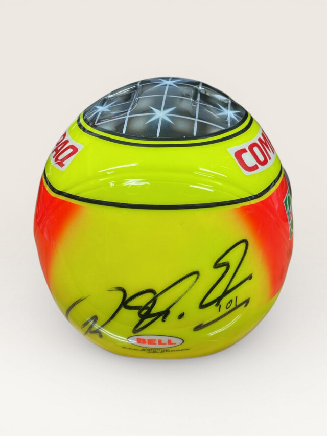 R.シューマッハ 直筆サイン入り BELL 1/2 ウィリアムズ BMW 2000