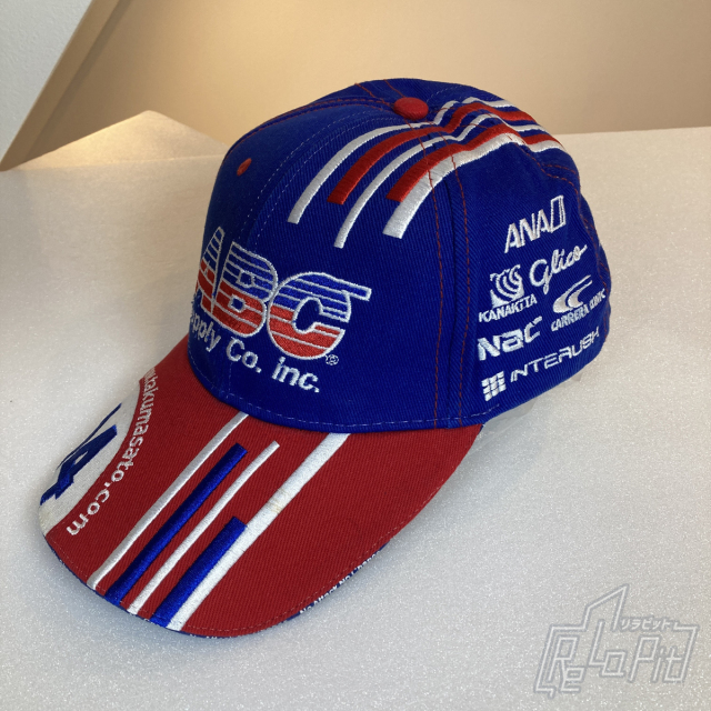 【ReLaPit古着販売】【宅急便発送】佐藤琢磨 TS キャップ #14 A.J.フォイト 2014 ブルー×レッド