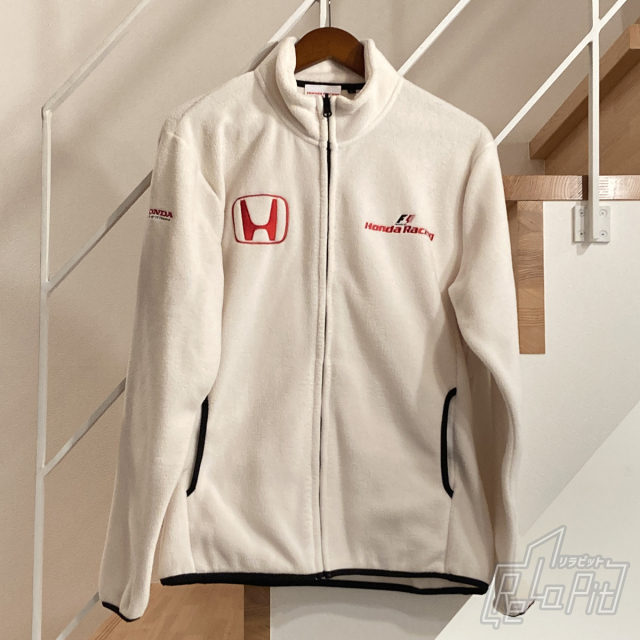 【ReLaPit古着販売】【宅急便発送】ホンダ F1レーシング フリース ホワイト サイズL