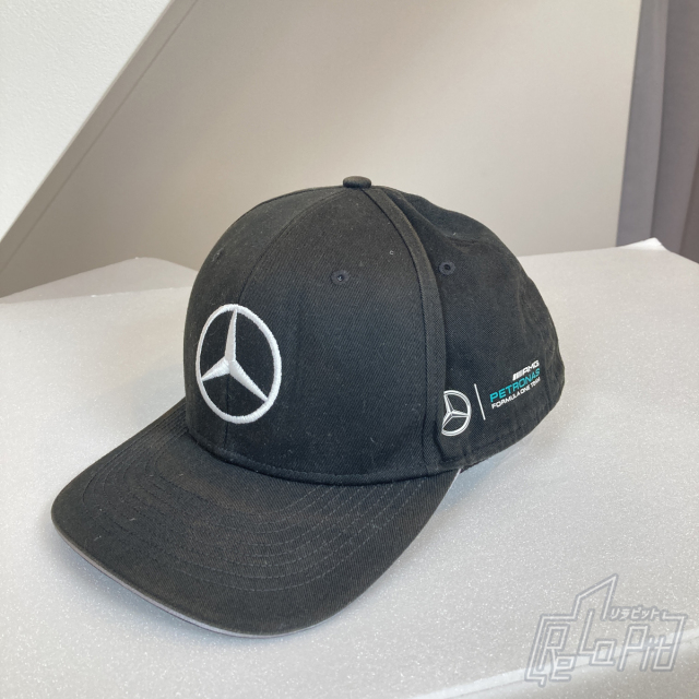 【ReLaPit古着販売】【宅急便発送】メルセデス AMG ペトロナス F1 バルテリ・ボッタス ドライバーズ キャップ ブラック
