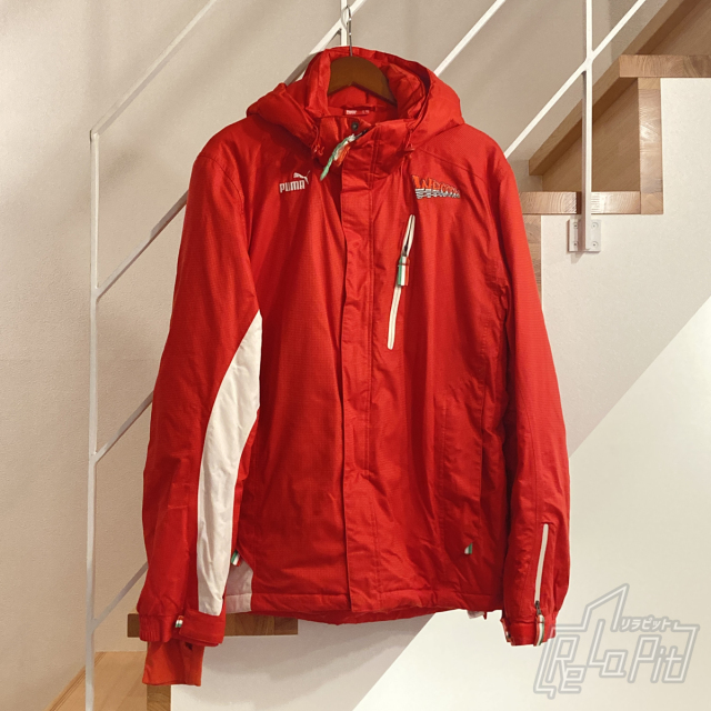 【ReLaPit古着販売】【宅急便発送】スクーデリア フェラーリ WROOOM MADONNA DI CAMPIGLIO チーム ジャケット レッド サイズM