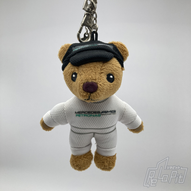 【ReLaPit古着販売】【宅急便発送】メルセデス AMG ペトロナス マスコット ベア ホワイト 11cm