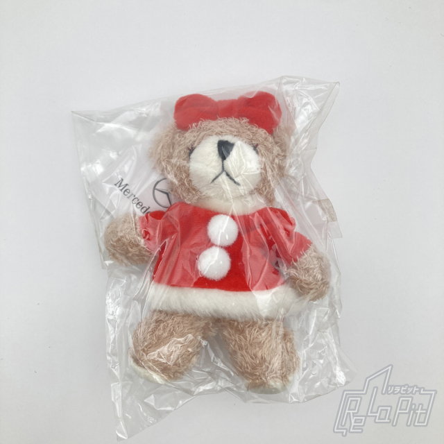 【ReLaPit古着販売】【宅急便発送】メルセデス純正 マスコット ベア クリスマスG