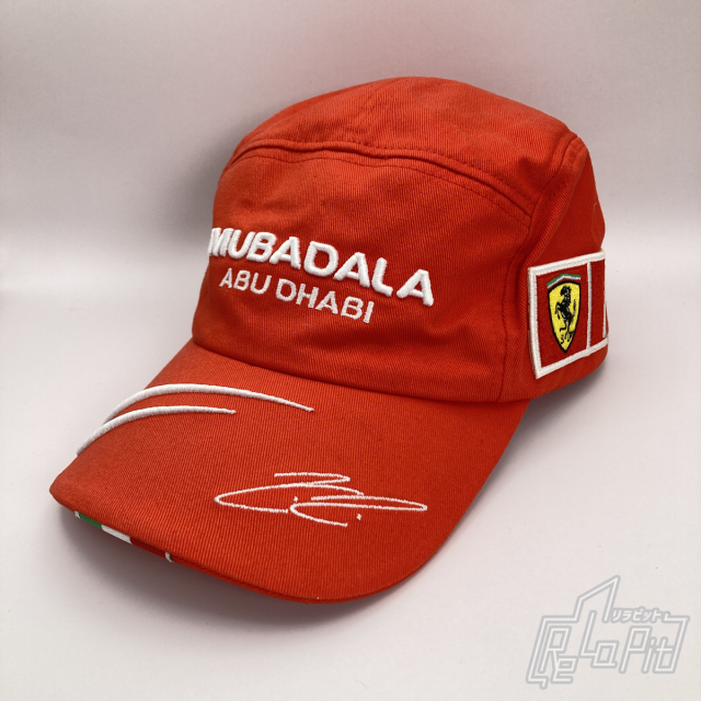 【ReLaPit古着販売】【宅急便発送】フェラーリ キミ・ライコネン 2008 キャップ No.1 レッド USED