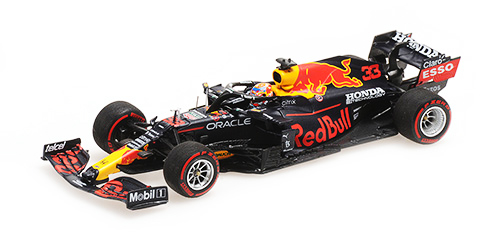 【アウトレットセール】ミニチャンプス 1/43 レッドブルホンダ RB16B M.フェルスタッペン オランダGP 2021 ウィナー