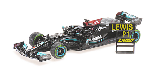 1/18ミニチャンプスメルセデスF1 忙し ルイスハミルトン2022年モナコGP