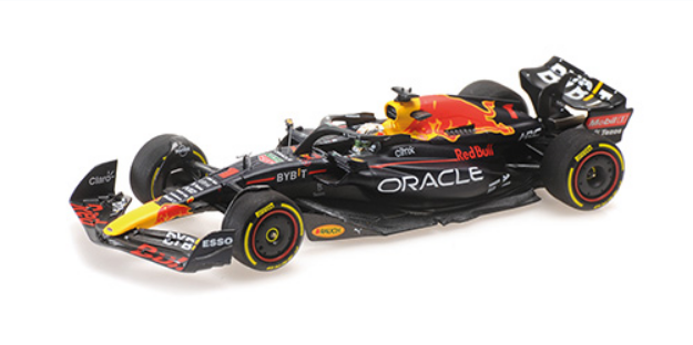 【アウトレットセール】ミニチャンプス 1/43 レッドブル RB18 M.フェルスタッペン フランスGP 2022 ウィナー