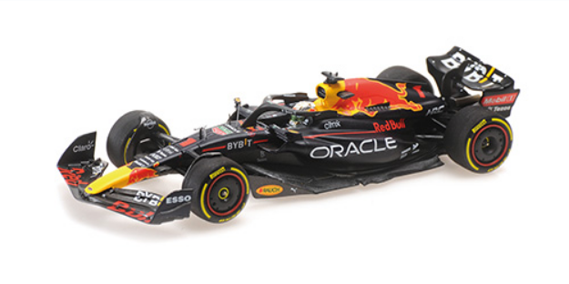 ミニチャンプス 1/43 レッドブル RB18 M.フェルスタッペン フランスGP 2022 ウィナー  