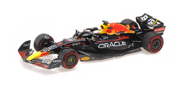 【アウトレットセール】ミニチャンプス 1/43 レッドブル RB18 M.フェルスタッペン ハンガリーGP 2022 ウィナー