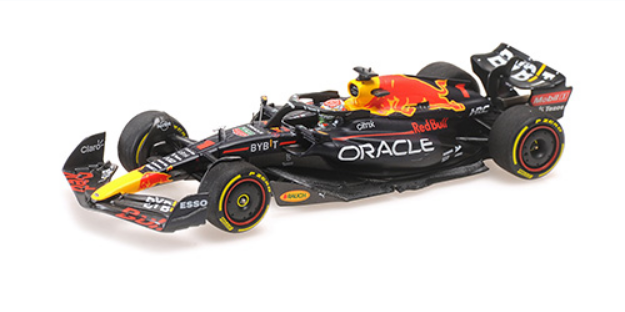 ミニチャンプス 1/43 レッドブル RB18 M.フェルスタッペン オランダGP 2022 ウィナー  