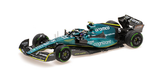 【アウトレットセール】ミニチャンプス 1/43 アストンマーティン AMR22 S.ベッテル シンガポールGP 2022