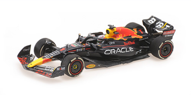 ミニチャンプス 1/43 レッドブル RB18 M.フェルスタッペン オースティンGP 2022 ウィナー  