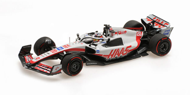 【アウトレットセール】ミニチャンプス 1/43 ハース F1 VF-22 K.マグヌッセン ブラジルGP 2022 ポールポジション