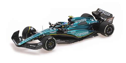 【アウトレットセール】ミニチャンプス 1/43 アストンマーティン AMR23 F.アロンソ 2023　バーレーンGP 3位入賞