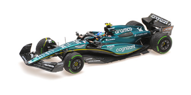 【アウトレットセール】ミニチャンプス 1/43 アストンマーティン F1チーム AMR23 F.アロンソ 2023年モナコGP 2位
